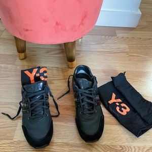 Y-3 Yohji Yamamoto x Adidas leather sneakers sz 8